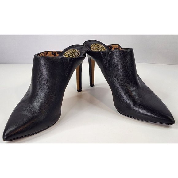 Vince Camuto Shoes - Vince Camuto Boots Womens Size 7.5 Black Slip On Sexy Stiletto Heel Booties